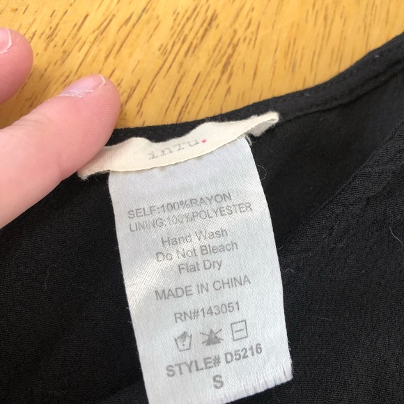 Black Cage Front Mini Dress - Picture 2 of 2